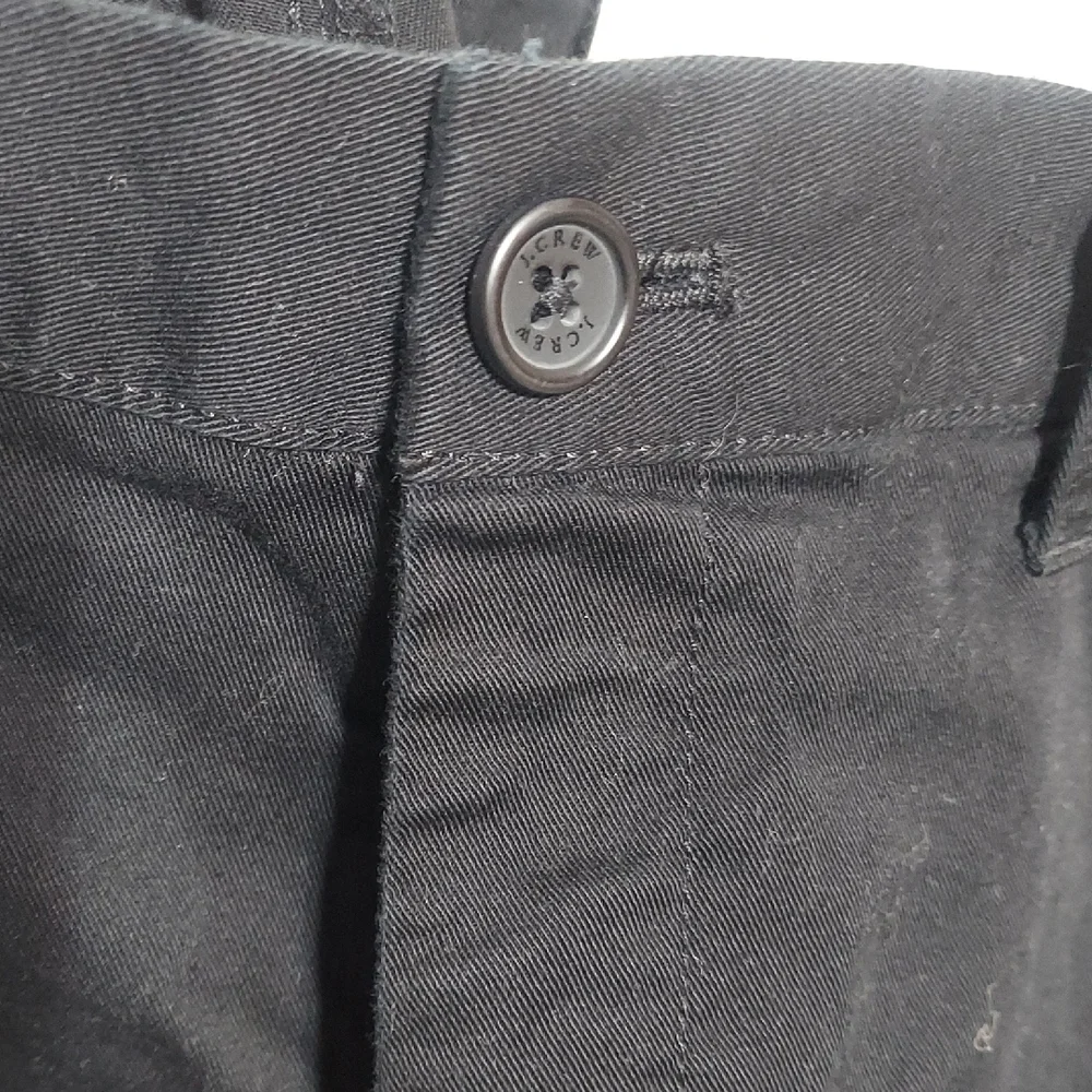 J. Crew Men's Black Straight Fit Chino Pants Size 38x32 EUC